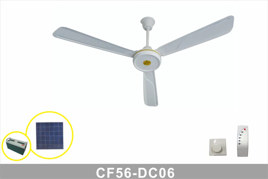 48inch or 56inch Home Appliance Electronics Solar AC DC Ceiling Fan Remote Control Switch