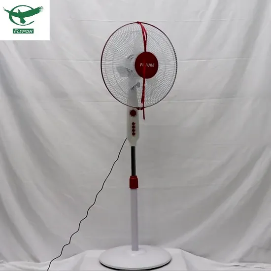 portable Rechargeable Solar Remote Control Outdoor 16" DC Electric Cooling Stand Fan
