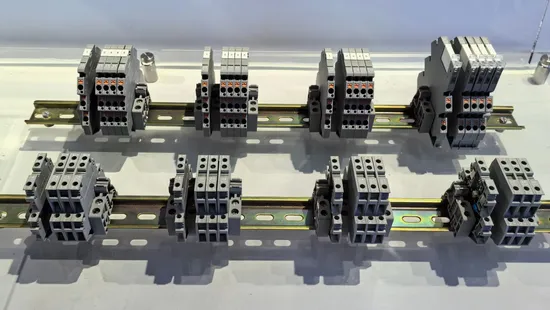 Slim Relay Module Board with DIN Rail Power Supply