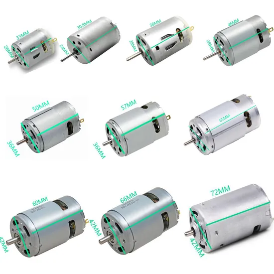 Guangdong Manufacturer Micro Electric Fan Brushed 12/24/36V RS360/555/775 DC Motor with Custom Shaft 
