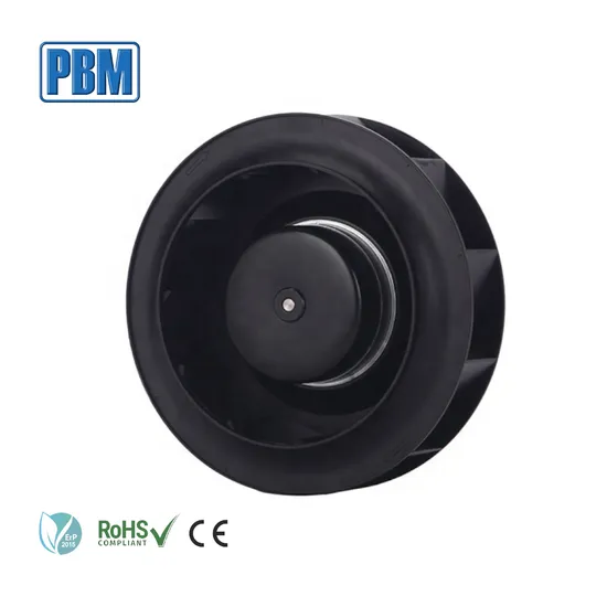 Basic Customization 190mm Cooling Backward Curved Plastic Impeller Ec Centrifugal Fan 