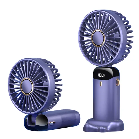 Hot Sell High Quality Cooling Rechargeable Foldable Desk Fan USB Portable Mini Fan 