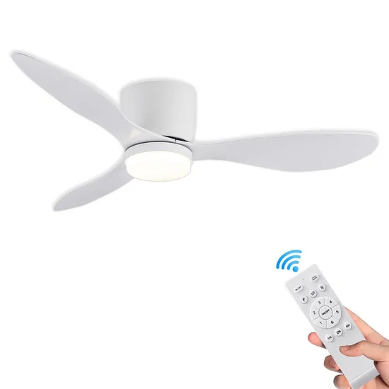 Factory Summer Wind 32 Inch 3PCS ABS Blade Copper Motor DC Black Aviation Ceiling Fan 